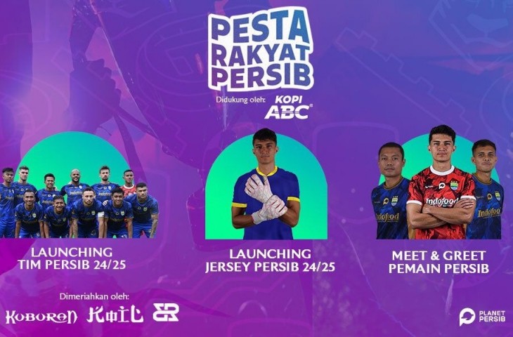 Persib Bandung akan memperkenalkan tim, sponsor, jersey, hingga program-program unggulannya untuk musim kompetisi 2024/2025. Acara akan berlangsung, Minggu (4/8) di Ctra Arena, Kota Bandung