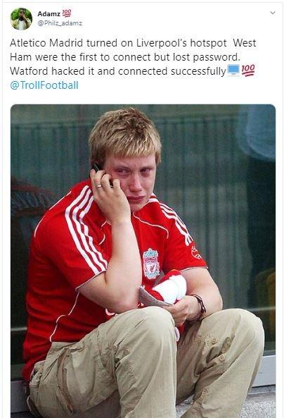 Meme Liverpool kalah dari Watford. (Twitter/ Philz_adamz)