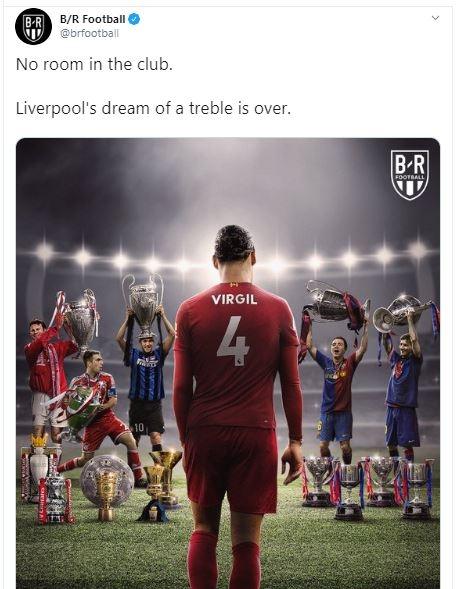 Meme Liverpool kalah lagi. (Twitter/ brfootball)