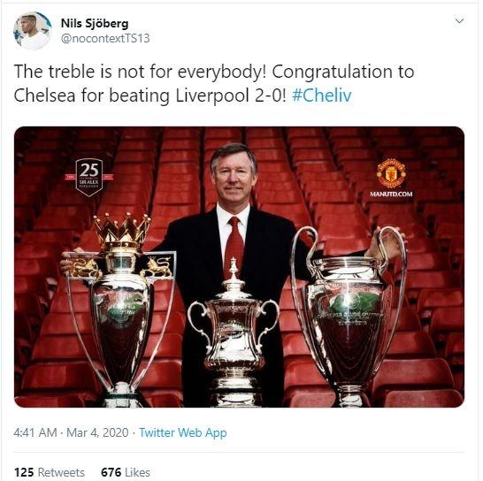 Meme Liverpool kalah lagi. (Twitter/ nocontextTS13)