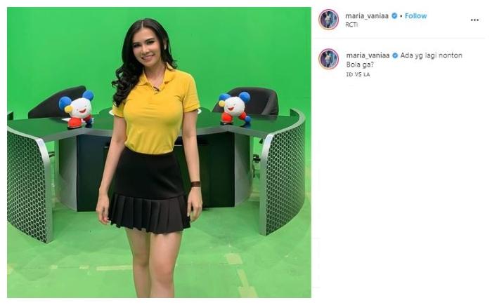 Potret seksi Maria Vania. (Instagram/@maria_vaniaa)