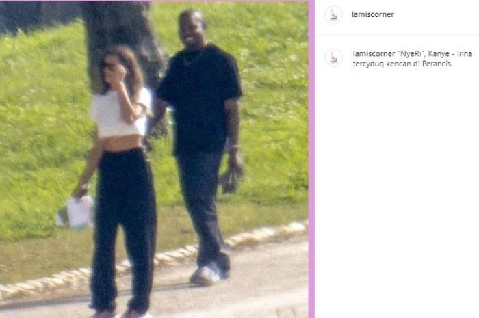 Kanye West dan Irina Shayk kencan. (Instagram)