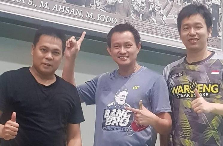 Markis Kido bersama Hendra Setiawan. (Instagram/markis_kido11)