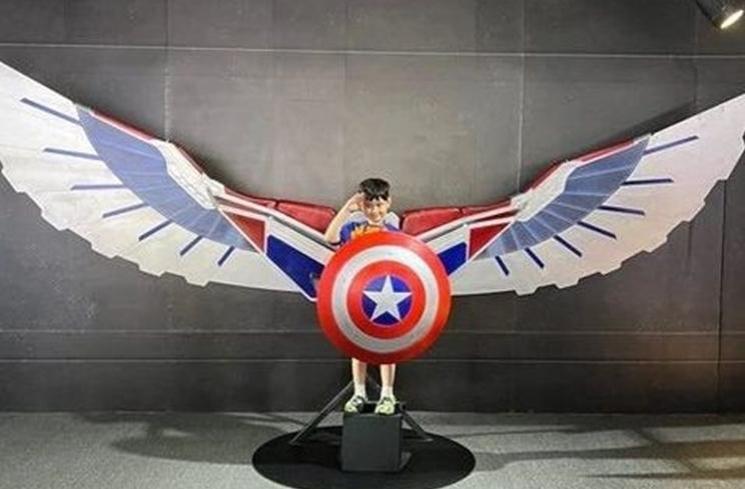 Momen Raffi Ahmad ajak Rafathar ke pameran Marvel Studios (Instagram/@chevirgo)