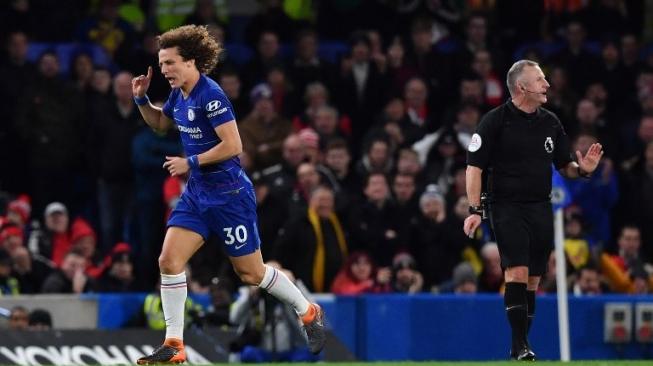 Bek Chelsea David Luiz. Ben STANSALL / AFP