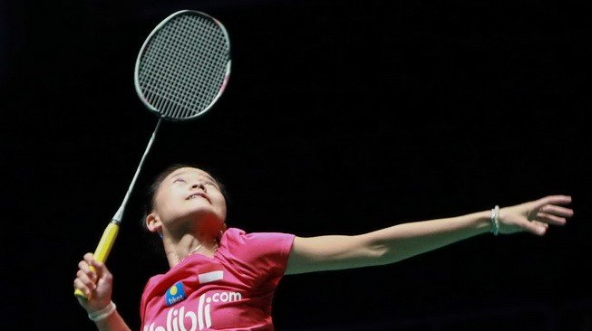 Pebulutangkis tunggal putri Indonesia, Fitriani, tersingkir dari ajang Malaysia Open 2019 usai ditaklukkan Sung Ji Hyun (Korsel) di babak pertama, Rabu (3/4/2019). [Humas PBSI]