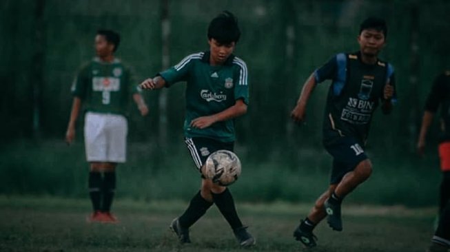 Tristan Alif Naufal berlatih (Instagram/@tristan_alif28.id)