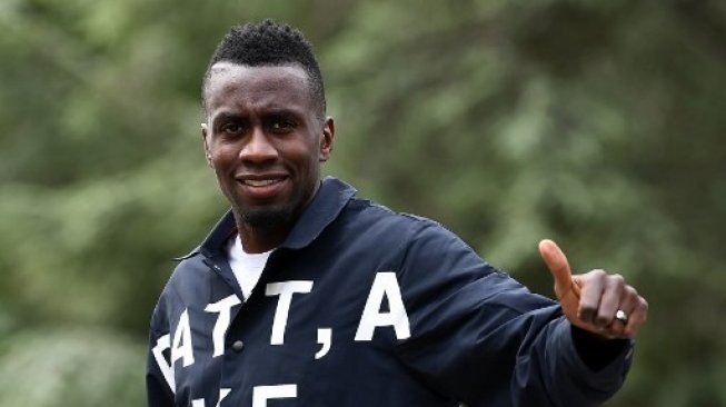 Gelandang timnas Prancis Blaise Matuidi datang ke lokasi latihan tim nasional pada 29 Mei 2019 [AFP]