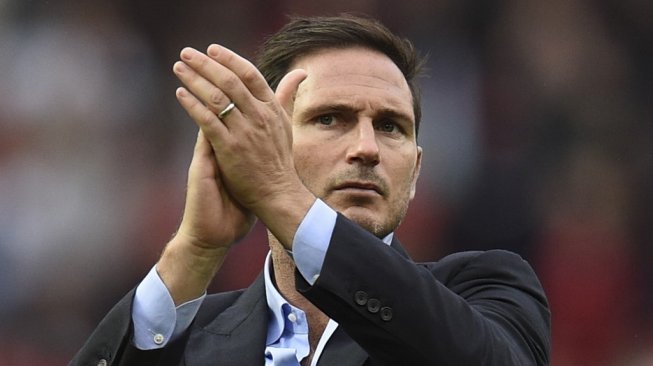 Pelatih Chelsea, Frank Lampard. [Oli SCARFF / AFP]