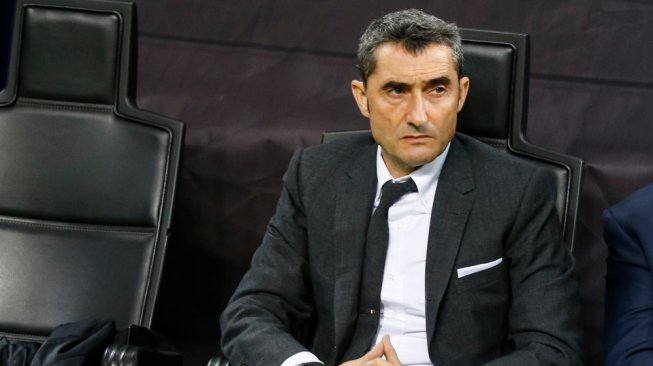 Pelatih Barcelona, Ernesto Valverde. [Shutterstock]