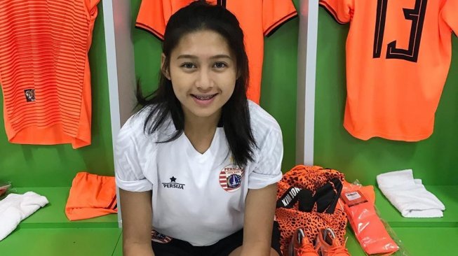 Penggawa Persija Putri, Zahra Muzdalifah. (Instagram/@zahmuz12)