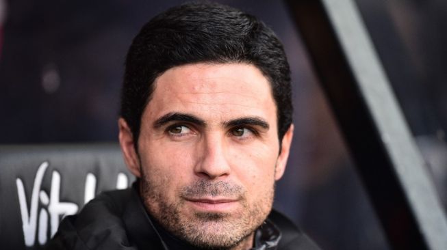 Manajer Arsenal, Mikel Arteta. [Glyn KIRK / AFP]