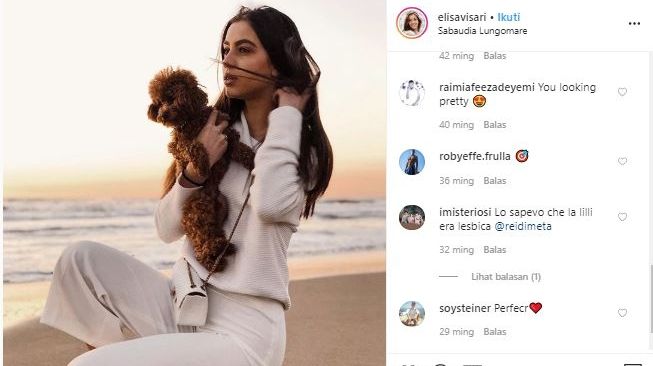 Pacar baru Nicolo Zaniolo, Elisa Visari. (Instagram/@elisavisari).