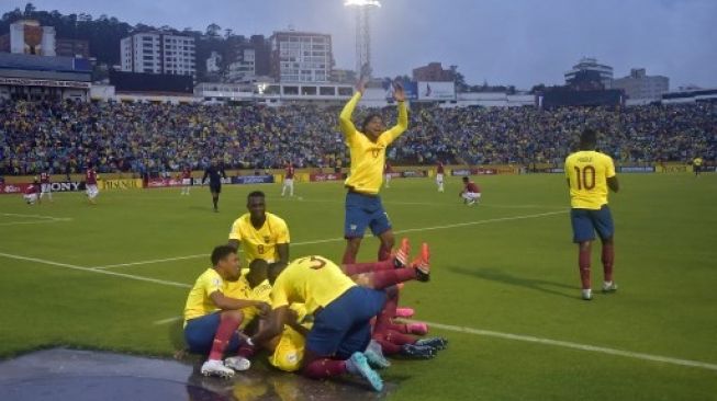 Stadion Olimpico Atahualpa, markas Timnas Ekuador. (RODRIGO BUENDIA / AFP)