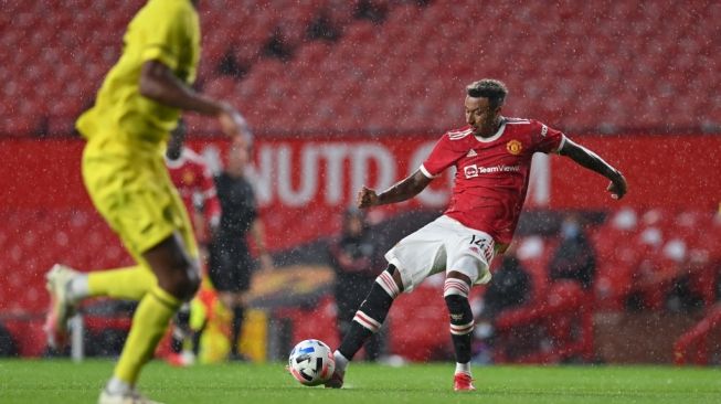 Gelandang serang Manchester United, Jesse Lingard. [PAUL ELLIS / AFP]