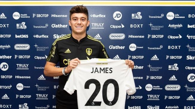 Winger anyar Leeds United, Daniel James. [Laman resmi Leeds]