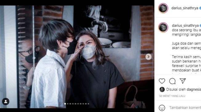 Donna Agnesia dan sang putra (Instagram.com)