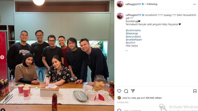 Kaesang Pangarep kembali ajak Nadya Arifta bertamu di rumah Raffi Ahmad (instagram.com)