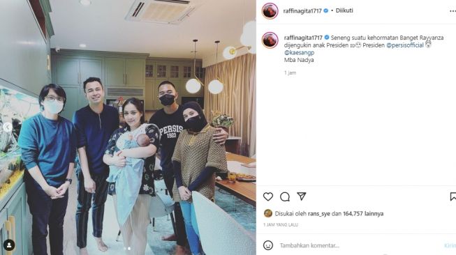 Kaesang Pangarep kembali ajak Nadya Arifta bertamu di rumah Raffi Ahmad (instagram.com)