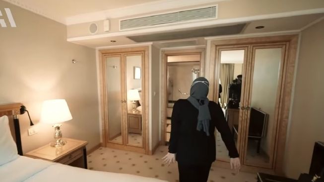 Potret Kamar Hotel Aurel dan Atta di Turki. [YouTube/AH]