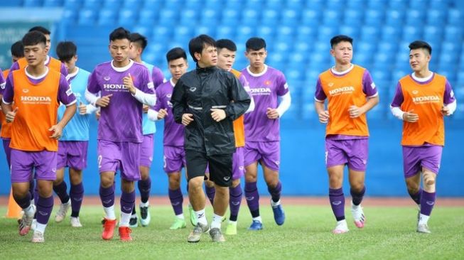 Vietnam berlatih jelang Piala AFF U-23. (Dok. VFF)