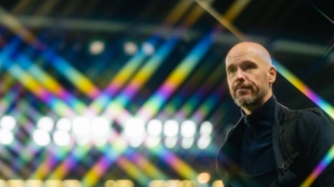 Pelatih Manchester United Erik Ten Hag. (The Sun)