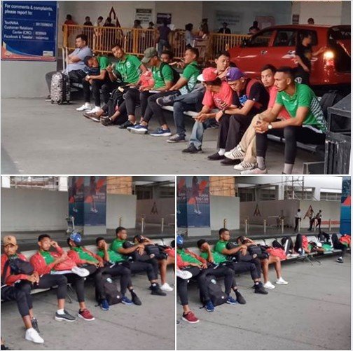 Timnas Timor Leste terbengkalai di Bandara Internasional Ninoy Aquino. [Asean Football News]