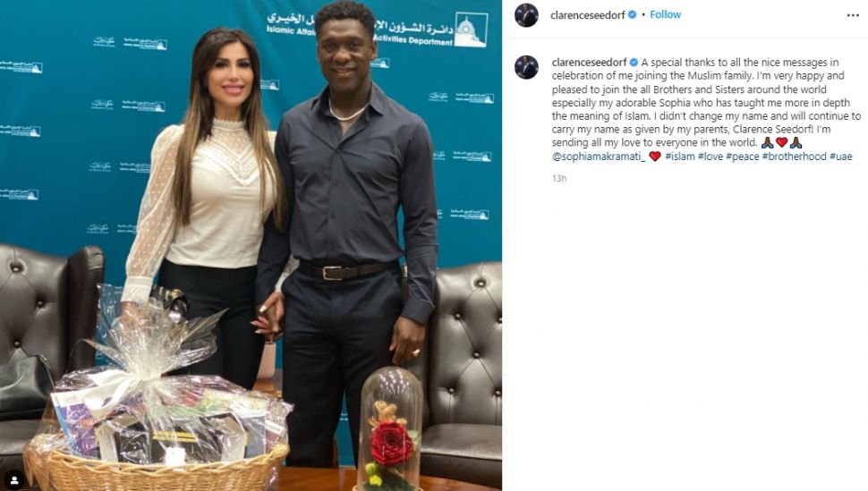 Clarence Seedorf kabarkan dirinya masuk Islam. (Instagram/clarenceseedorf)