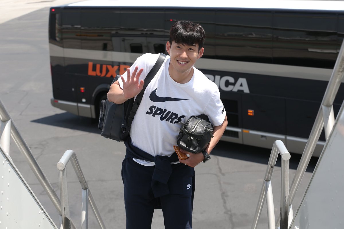 Son Heung-min saat tur pramusim bersama Tottenham Hotspur di Amerika Serikat